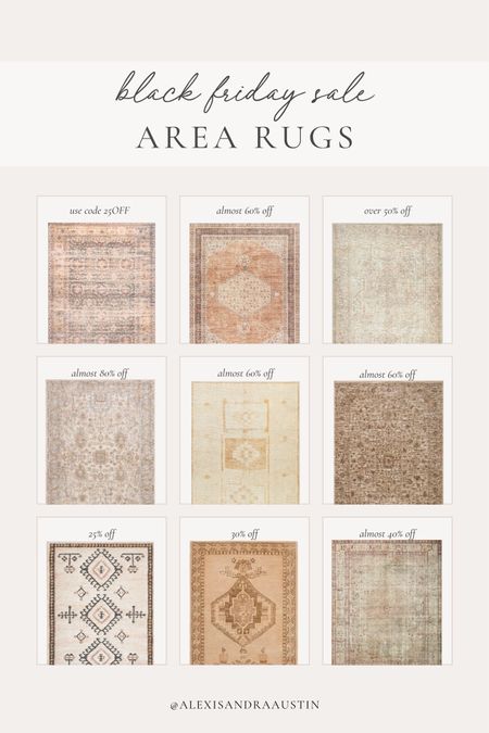 Black Friday deals on my fave area rugs!

Deals of the day, Black Friday sale, home finds, area rugs, sale alert, cyber week, holiday deals, holiday gift guide, neutral home, Becki Owens, Loloi, Target, Wayfair, Rugs Direct, Boutique Rugs, neutral area rug, affordable finds, home refresh, Surya, aesthetic home, shop the look!

#LTKhome #LTKCyberWeek #LTKsalealert