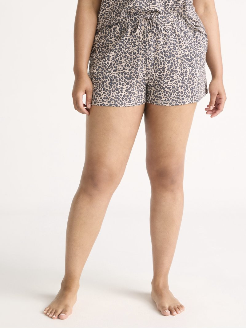 Joyspun Women’s Sleepwear Knit Pajama Shorty Shorts, 2'' Inseam, Sizes S-3X - Walmart.com | Walmart (US)