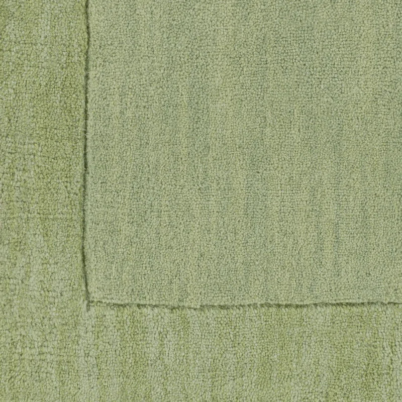 Dolma Handmade Hand Loomed Wool Medium Green Area Rug | Birch Lane