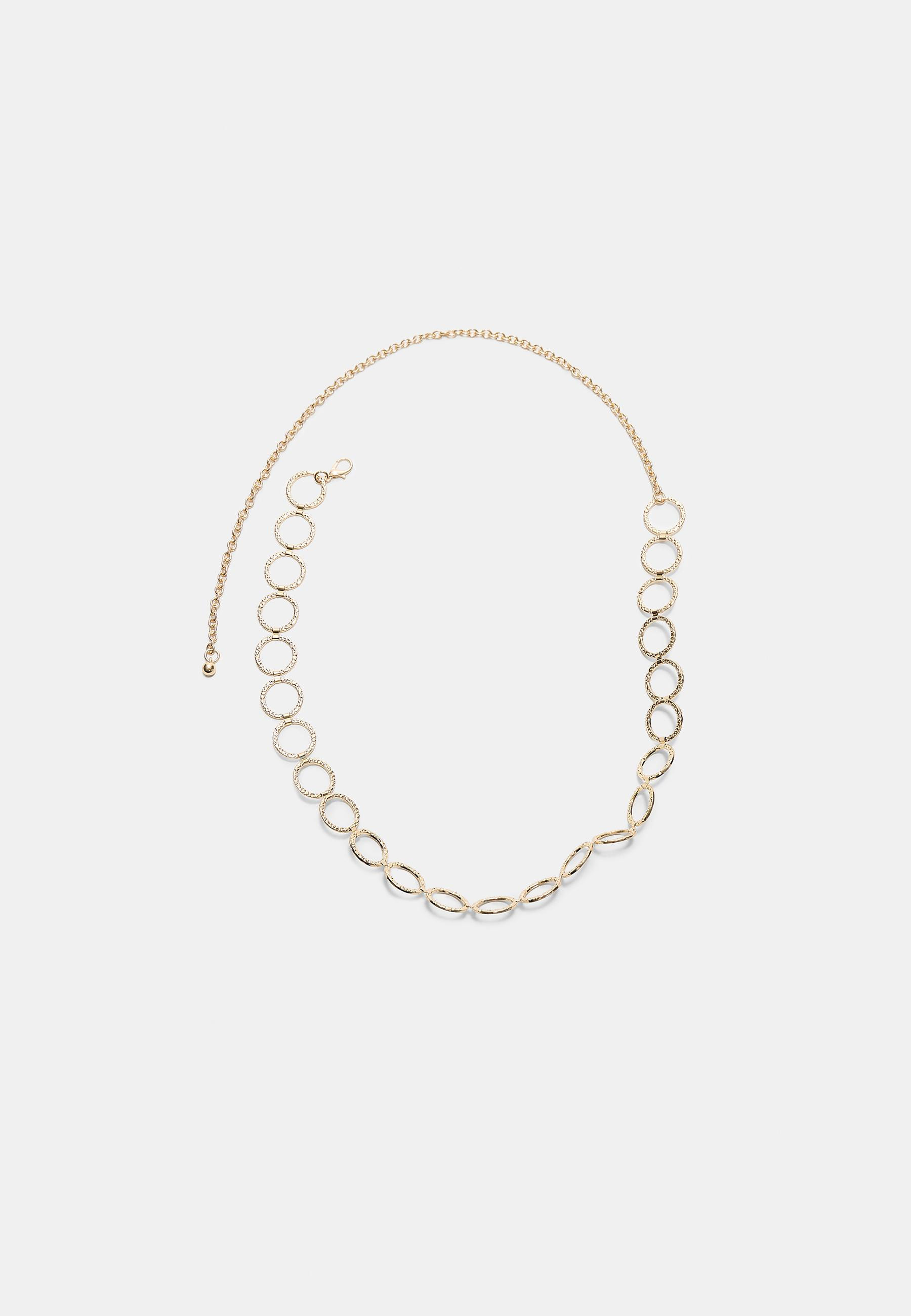 Metal circle belt - Women's fashion | Stradivarius United Kingdom | Stradivarius (UK)