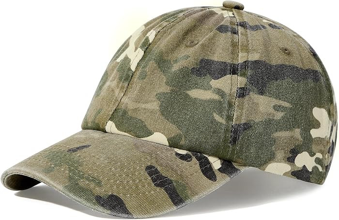 American Trends Women's Cotton Baseball Cap Soft Unstructured Plain Dad Hat | Amazon (US)