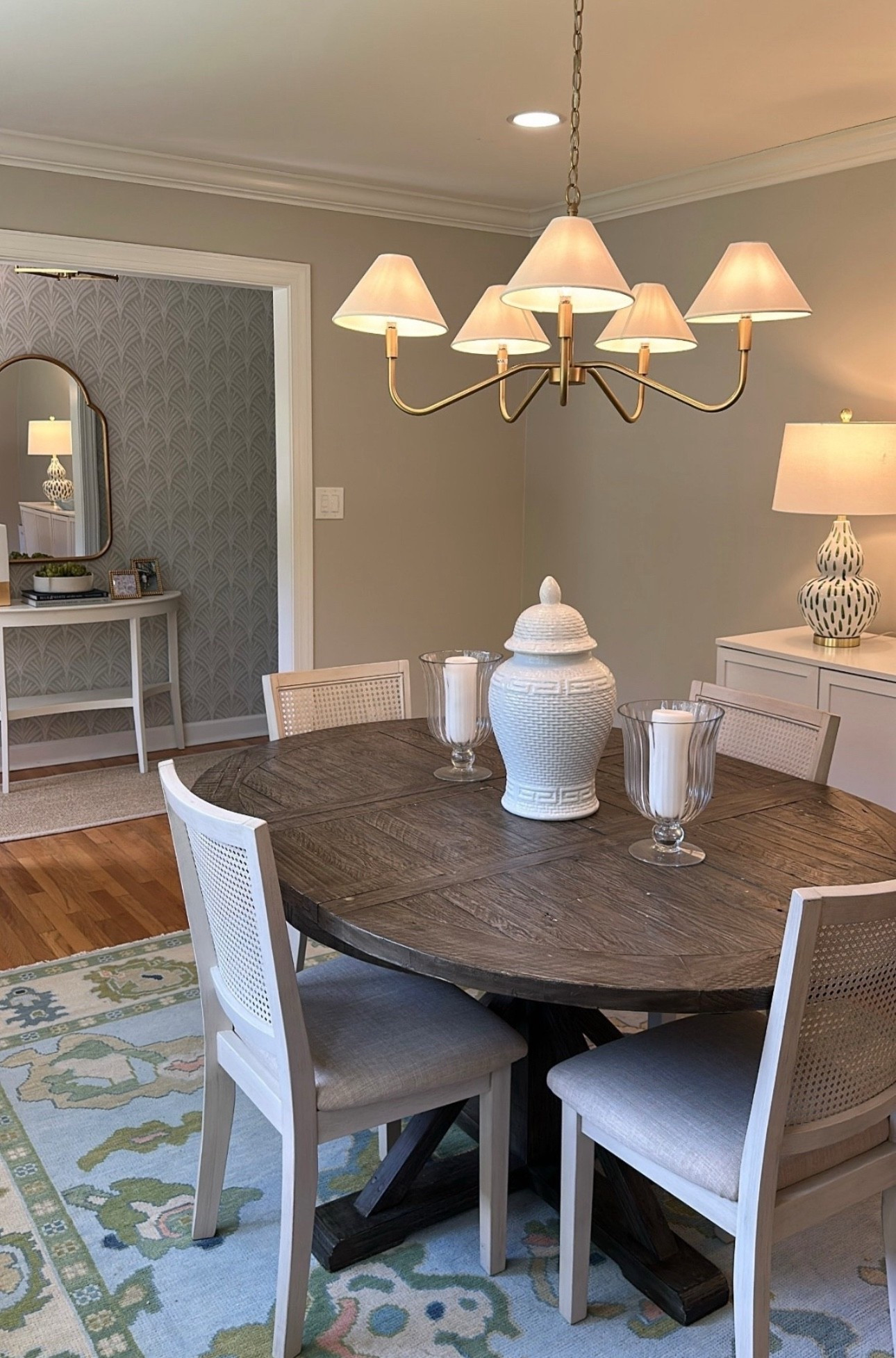 Dining room chandelier on sale! 

#LTKHome #LTKSaleAlert