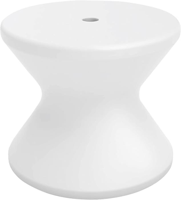 Ledge Lounger in-Pool Side Table with Umbrella Hole (White) | Amazon (US)