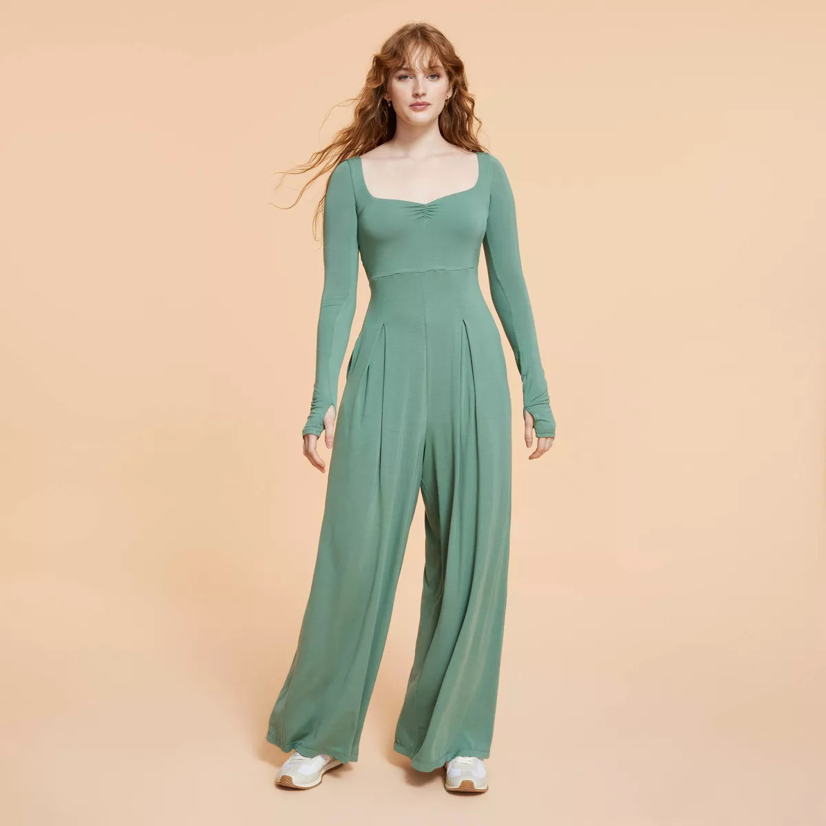 Blogilates Women's Sweetheart Wide-Leg Jumpsuit | Target