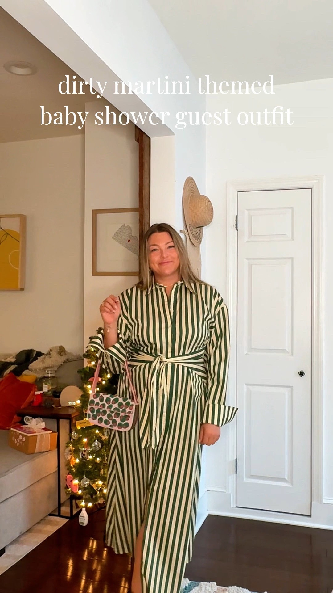 dirty martini baby shower outfit was so cute and comfy. tini bag may not be in stock anymore! i love the stripes and the open back on this long dress.

#LTKgrwm #LTKMidsize #LTKootd