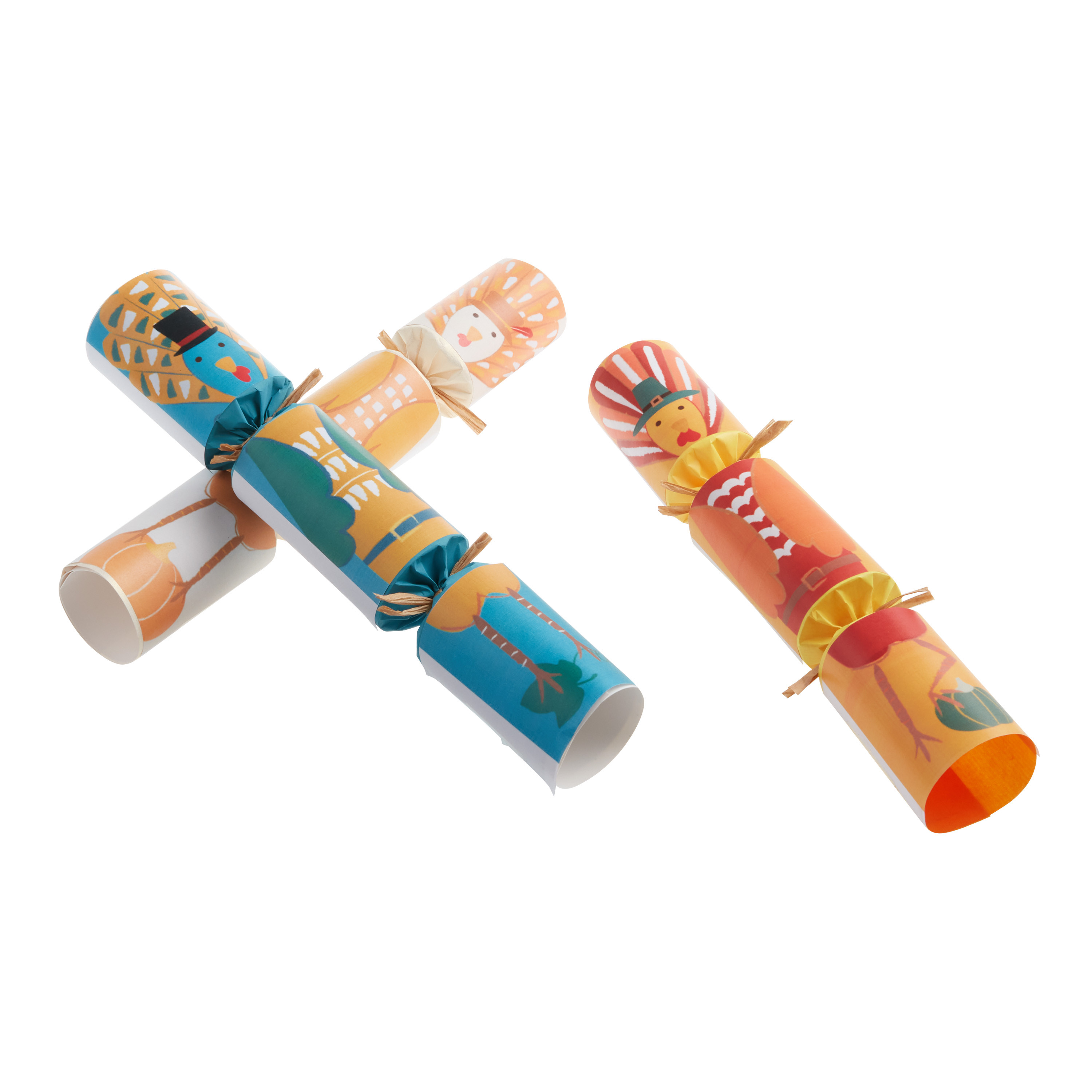 Extra Large Multicolor Turkey Windup Crackers 6 Count | World Market