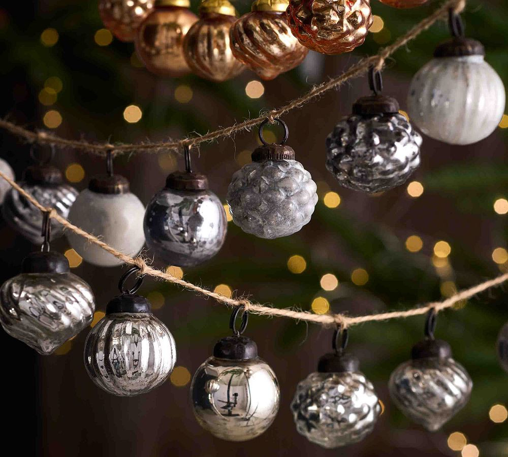 Mouth Blown Ornament Garland - 6' | Pottery Barn (US)