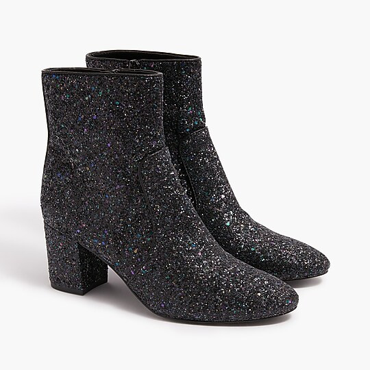 Glitter ankle boots | J.Crew Factory