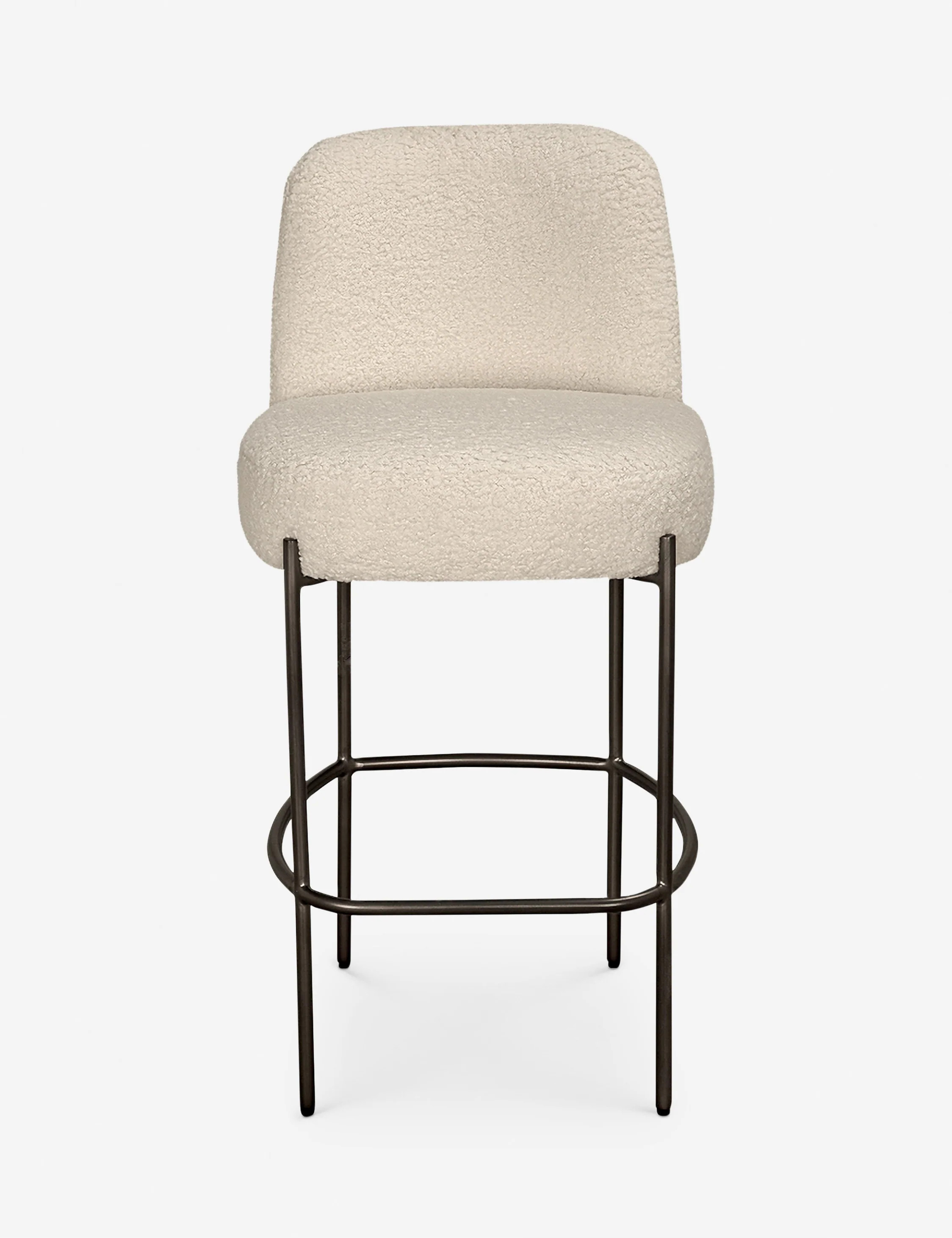 Fabron Counter Stool, Cream | Lulu and Georgia 