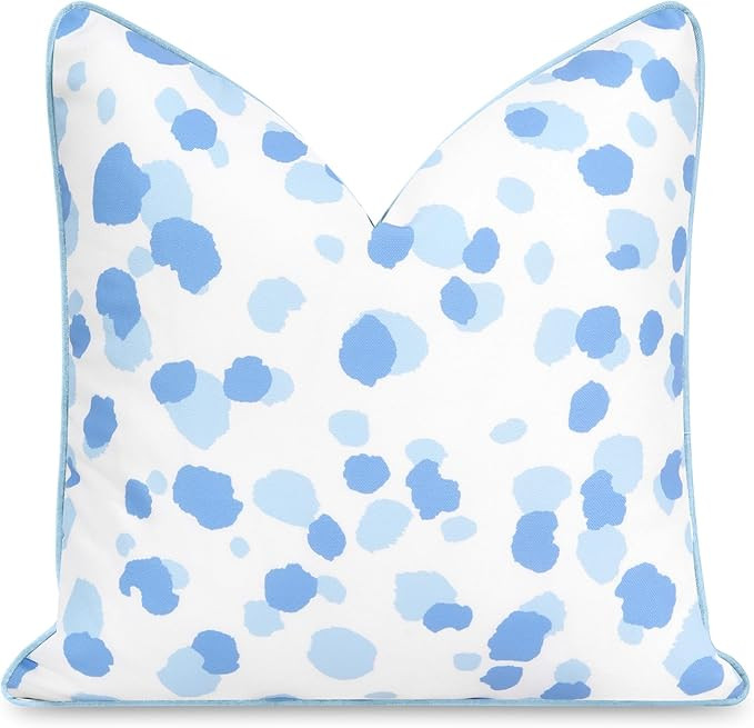 Hofdeco Premium Coastal Patio Indoor Outdoor Throw Pillow Cover Only, 20"x20" Water Repellent for... | Amazon (US)