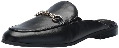 Anne Klein Women's Boston Mule Loafer, Black,9 M | Amazon (US)