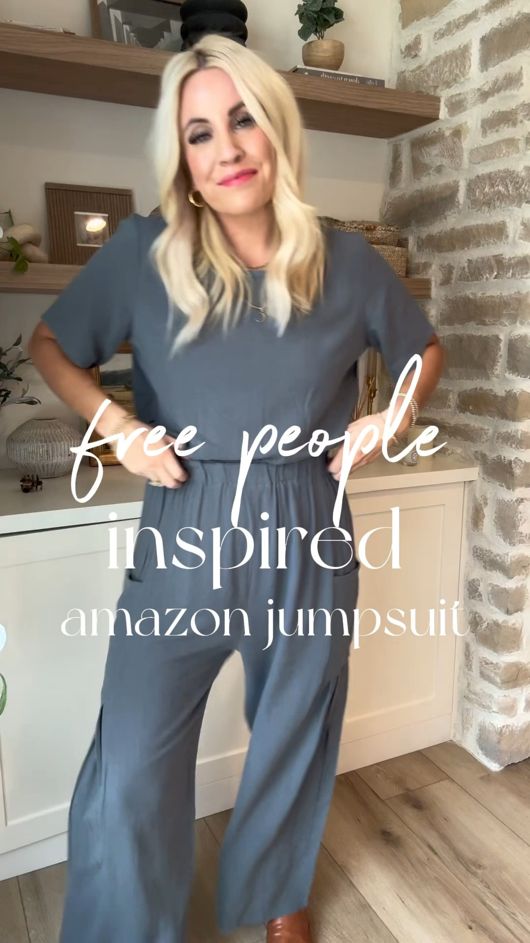 Free people inspired jumpsuit from amazon! Size M. I love the pleated side pockets and elastic waist. It’s under $30! Comes in several colors. Perfect going into spring or any beach vacation. I vote wear it with sneakers or sandals orrrr a good pair of flats. Showing a full try on in stories too!

#LTKfindsunder100 #LTKfindsunder50 #LTKstyletip