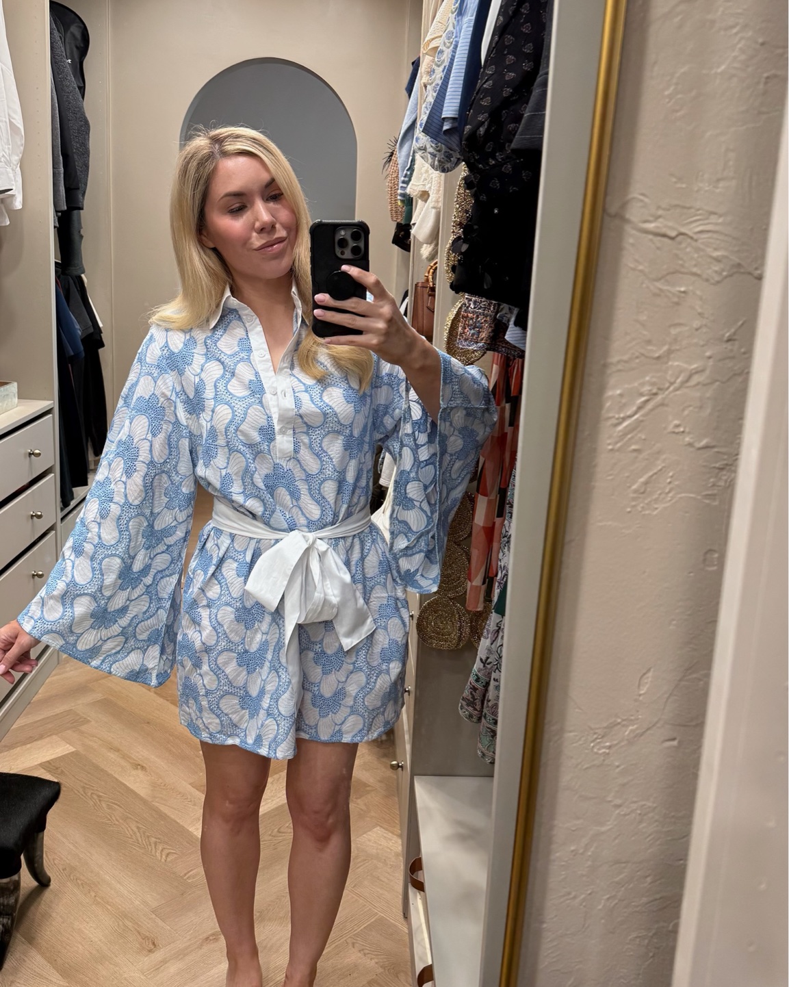 Perfect summer dress!! Wear it with or without a belt!

Also linked to here I bought these Gucci slides for less.

#LTKootd #LTKdayinmylife #LTKmorningroutine