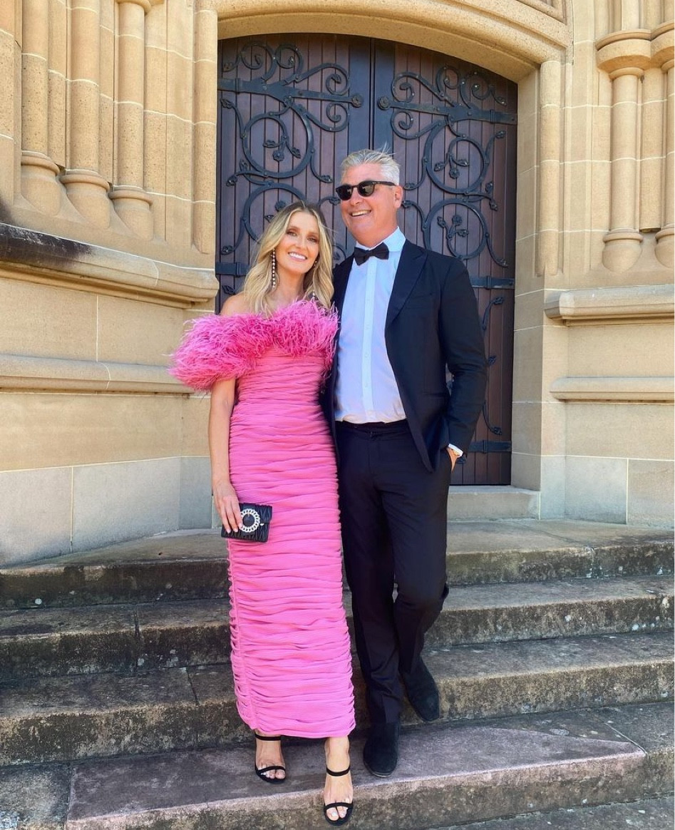 strapless open back dress Black Pink jennifer lawrence Two piece Sexy Dress Lace Applique Prom C –  Hoprom main image 0