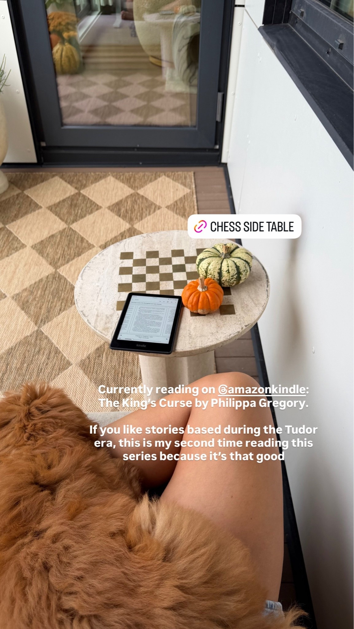 The side table and outdoor rug that I have on my apartment balcony

#LTKHome