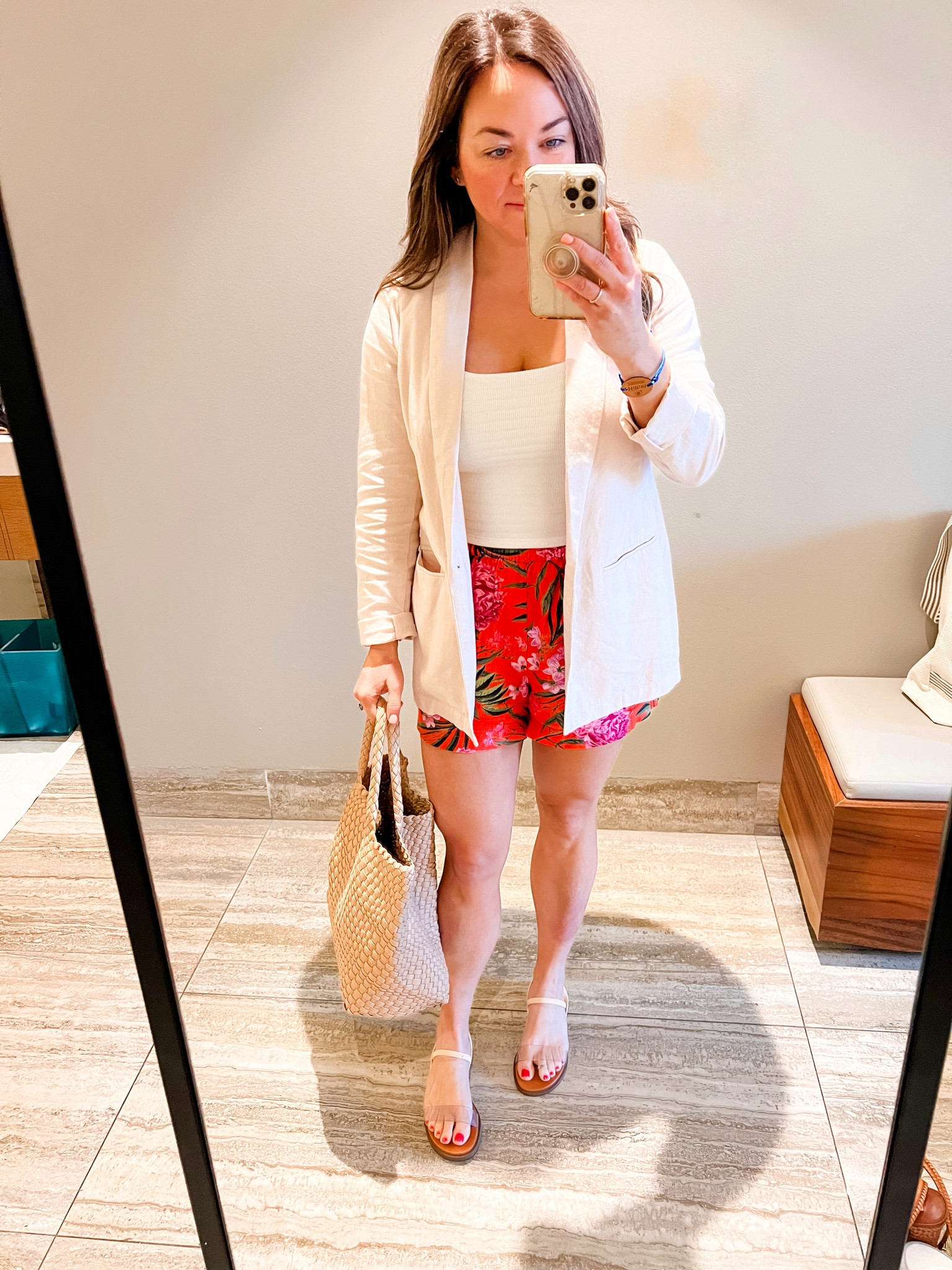 Business casual for a class I took in Mexico. Love these linen pull on shorts. 

#LTKStyleTip #LTKTravel #LTKWorkwear