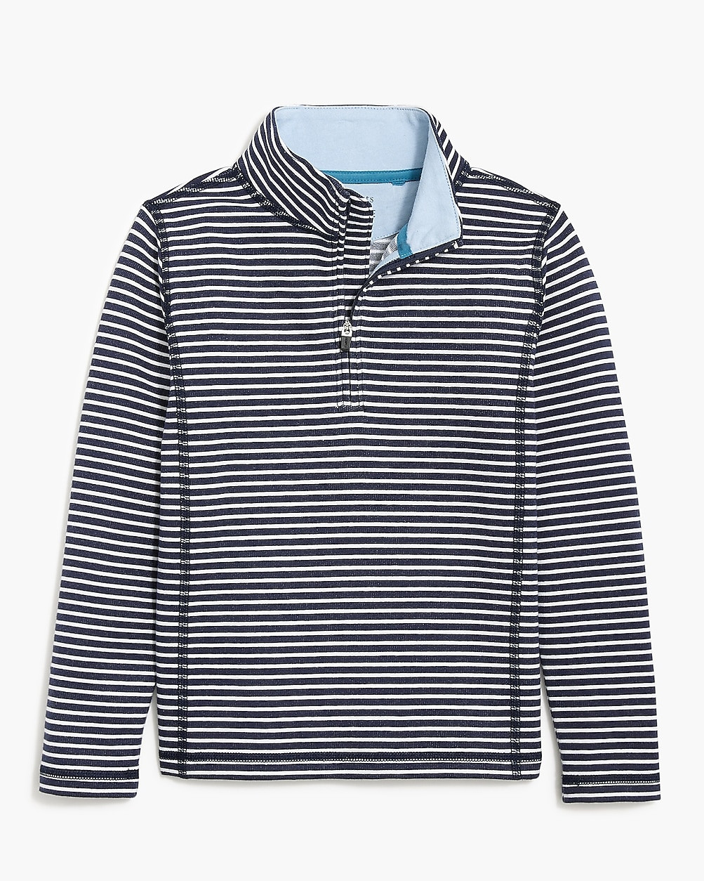 Boys' striped performance half-zip | J.Crew Factory