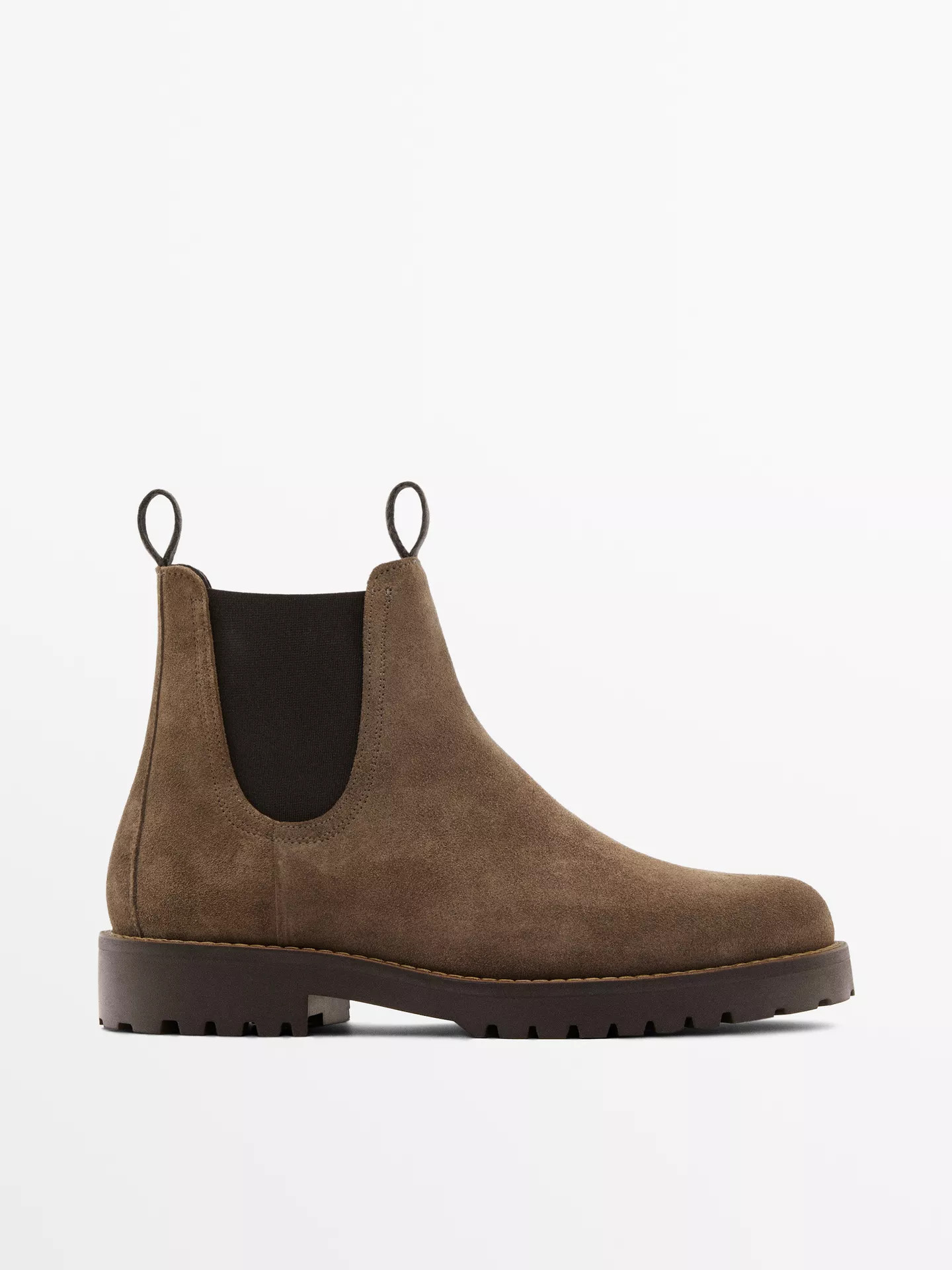 Leather Chelsea boots | Massimo Dutti US