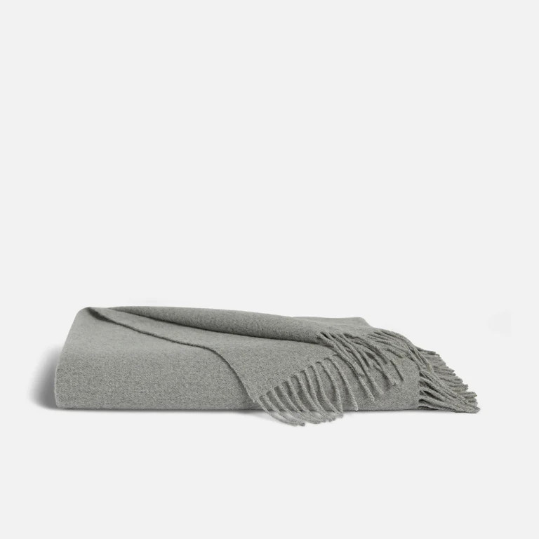 Cashmere-Lambswool Throw Blanket | Brooklinen