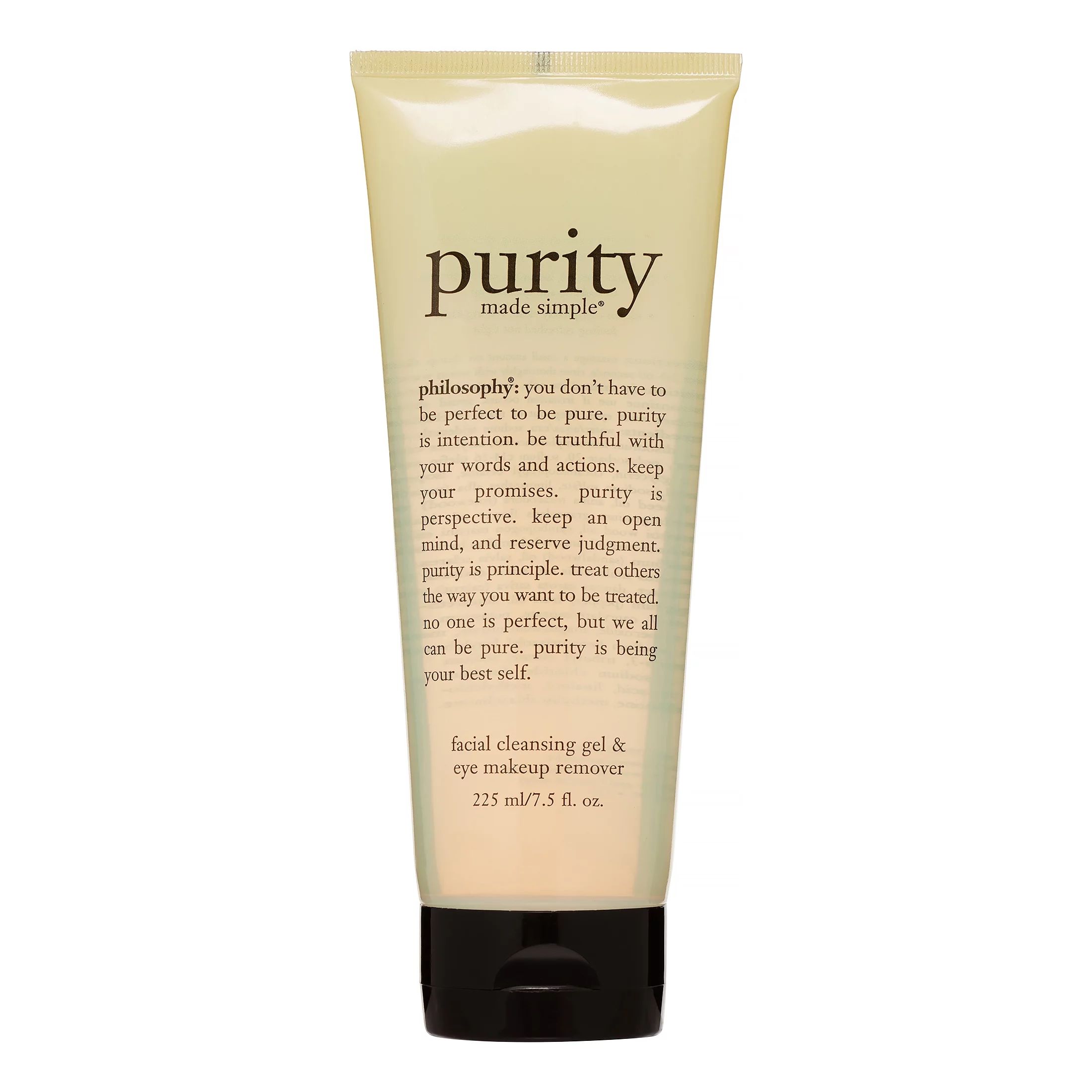 Philosophy Purity Made Simple Facial Cleanser Gel & Eye Makeup Remover, 7.5 Oz | Walmart (US)