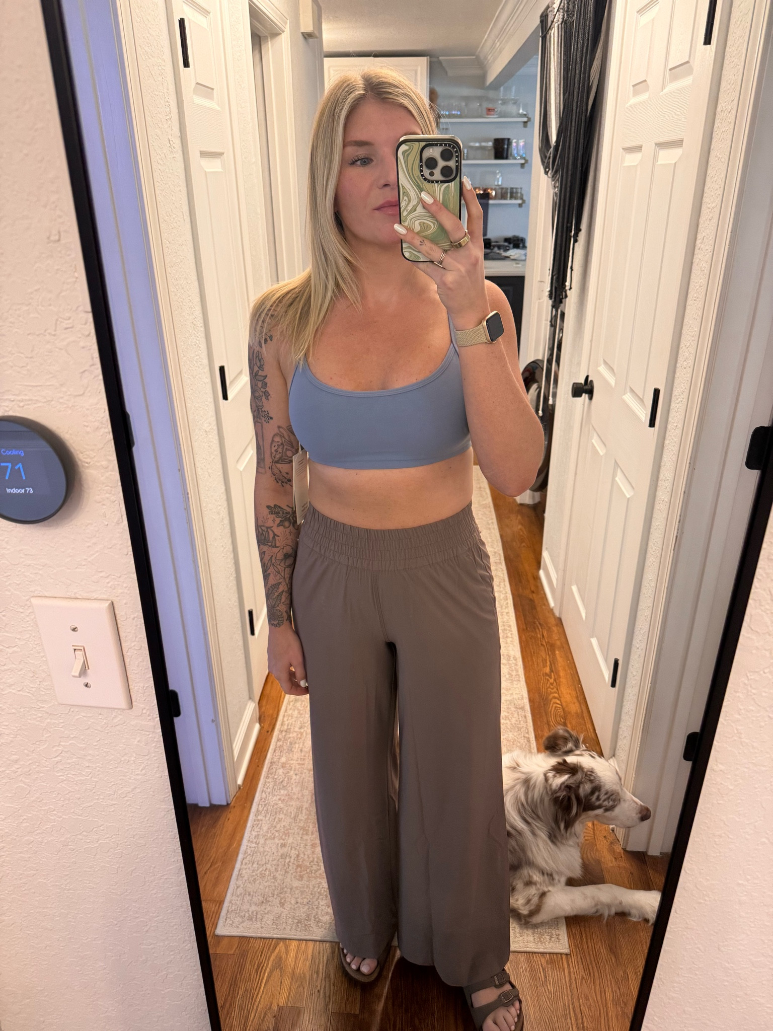 Yes, my dog will always be included in my OOTD 

These pants would be PERFECT for travel. So lightweight and comfortable! + pocketssss

#athleisure #comfyclothes #travel

#LTKfindsunder100 #LTKtravel #LTKActive