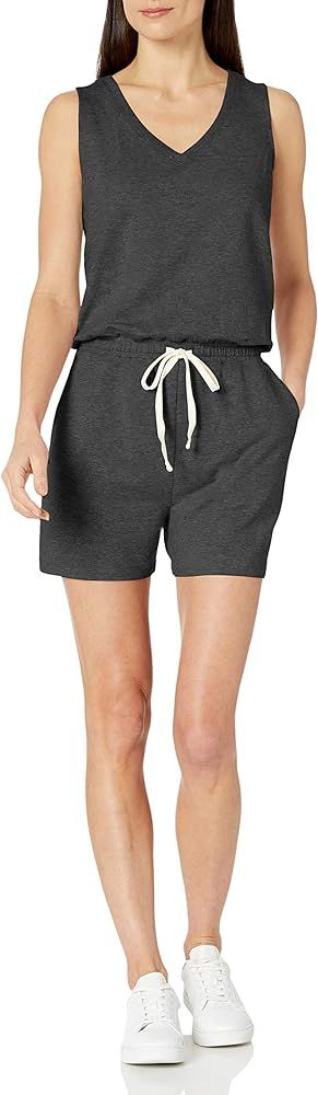 Amazon Essentials Women's Studio Terry Romper | Amazon (US)