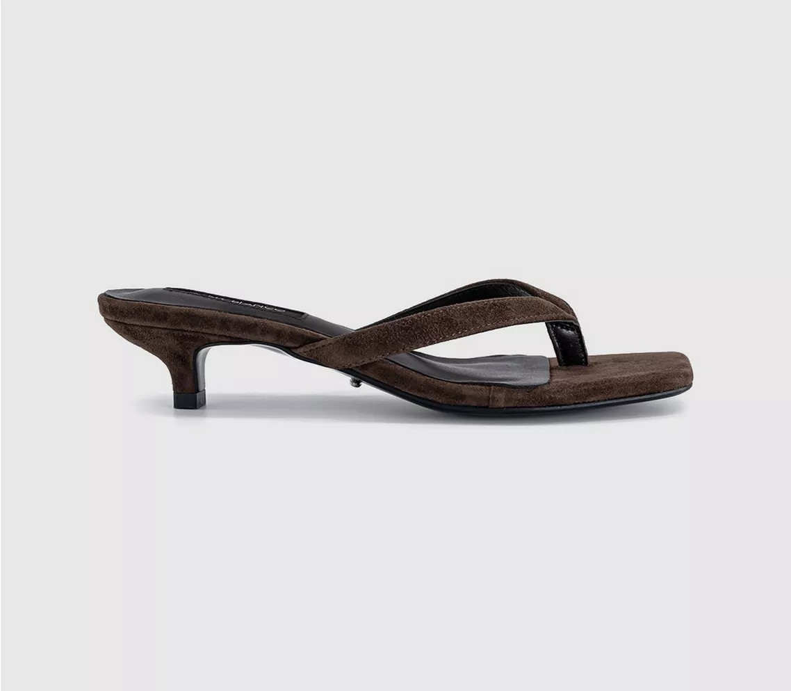 Annie Toe Post Kitten Heels | Office Shoes (UK)