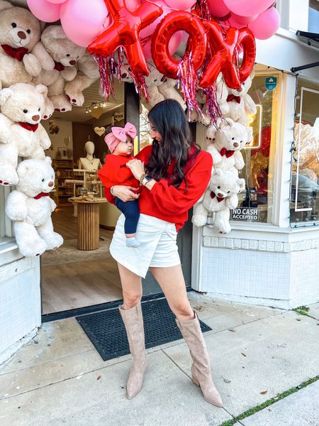 Mommy and me Valentine’s Day outfits. 💕❤️

This skort is so cute! I would size up if in between sizes. It runs small. 

#LTKbaby #LTKSeasonal #LTKfamily