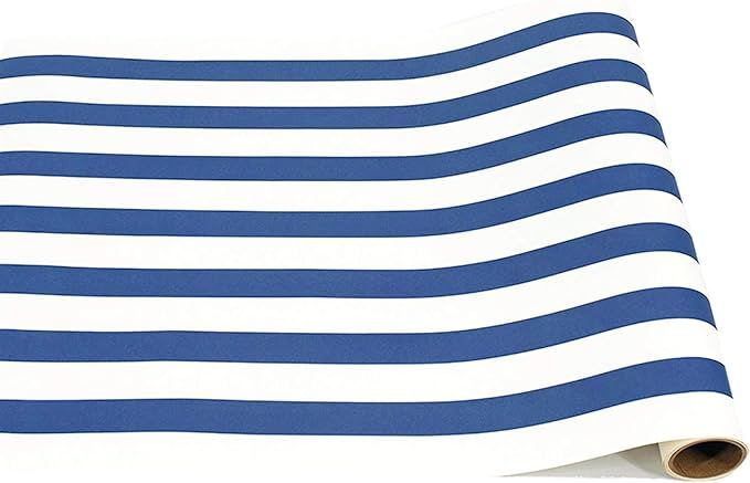 Striped Table Runner - Navy Paper Table Runner for Parties or Weddings - American Made | Amazon (US)