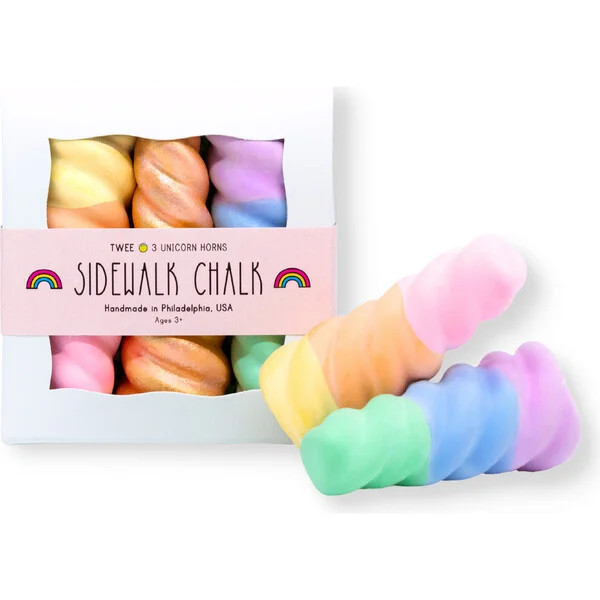 TWEE Rainbow Unicorn Horns Handmade  Chalk | Maisonette