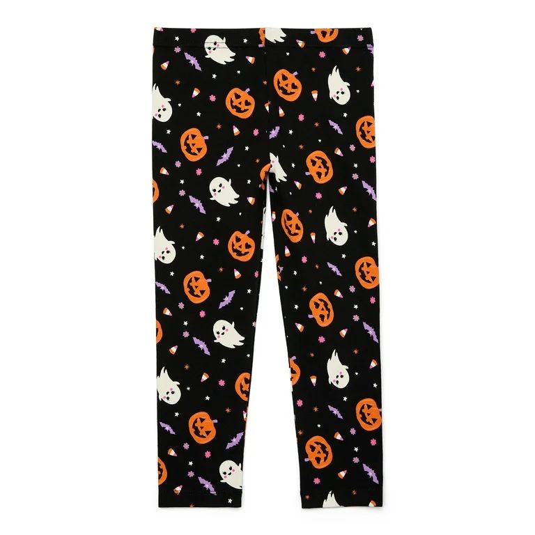 Wonder Nation Toddler Girl Halloween Leggings, Sizes 12M-5T - Walmart.com | Walmart (US)