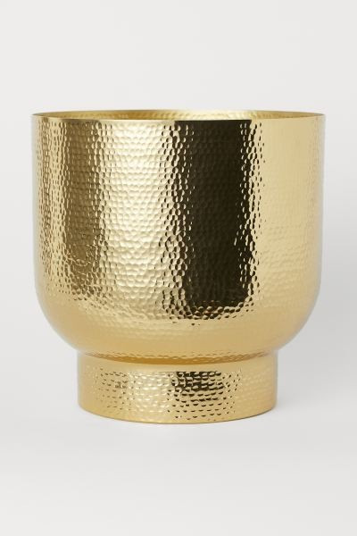 Extra-large Metal Plant Pot | H&M (US + CA)