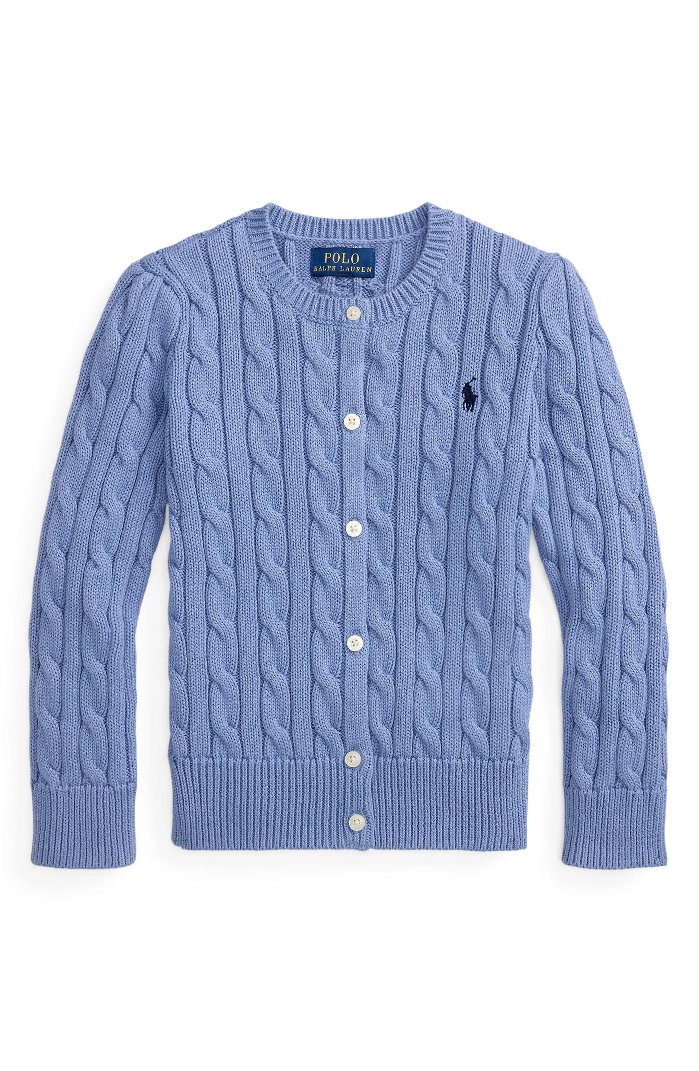 Kids' Cable Stitch Cotton Cardigan (Women) | Nordstrom | Nordstrom