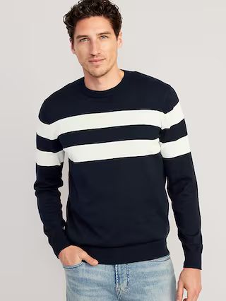 Striped Crew-Neck Sweater for Men | Old Navy (US)