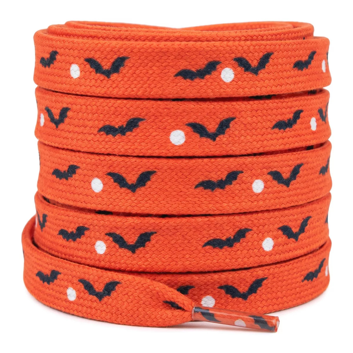 INSPIRE CHIC 1 Pair 0.31" Halloween Pattern Flat Shoe Laces for Sneakers 120cm/47.2" Red Orange-1 | Target