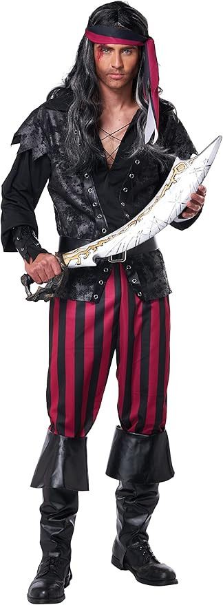 Men's Ruthless Rogue Pirate Costume | Amazon (US)