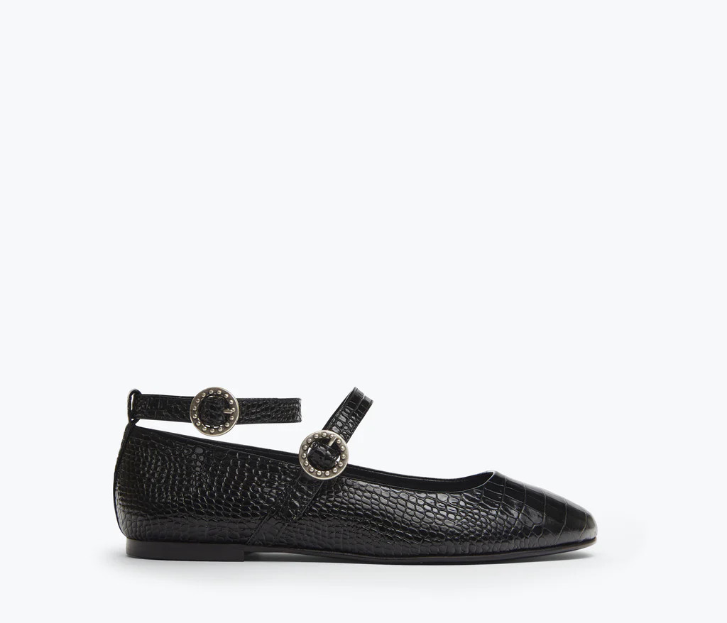 JULIETTE ANKLE STRAP FLAT | Frēda Salvador