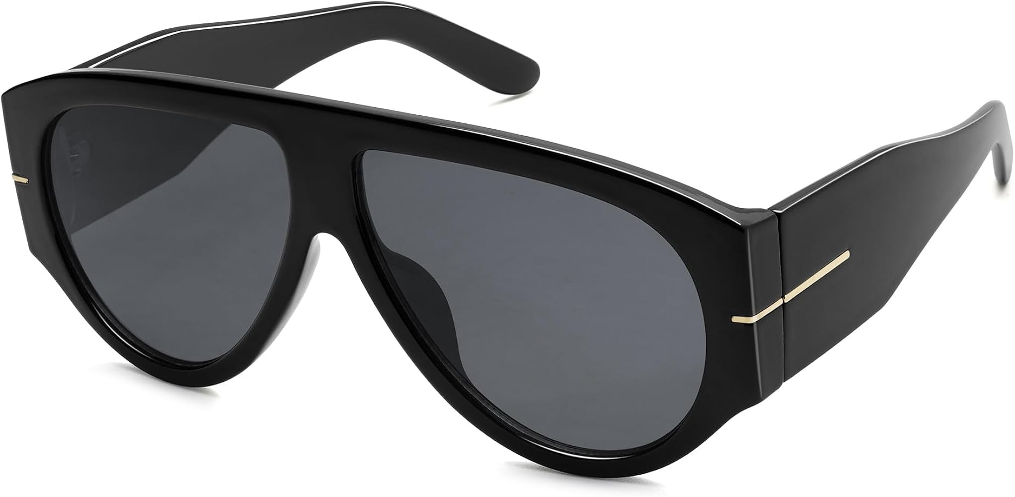 Oversized Retro Aviator Sunglasses Womens Mens 70s Classic Vintage Sun Glasses AR82227 | Amazon (US)