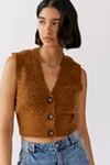 UO Paige Textured Sweater Vest | Urban Outfitters (US and RoW)