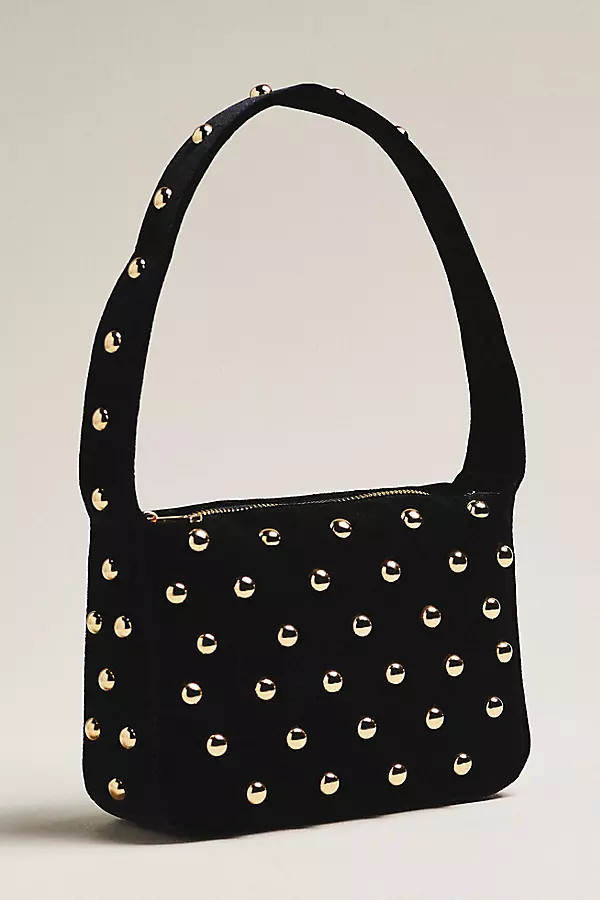 By Anthropologie Studded Velvet Shoulder Bag | Anthropologie (US)
