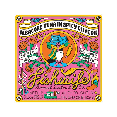 Fishwife Albacore Tuna in Spicy Olive Oil - 3.2oz | Target