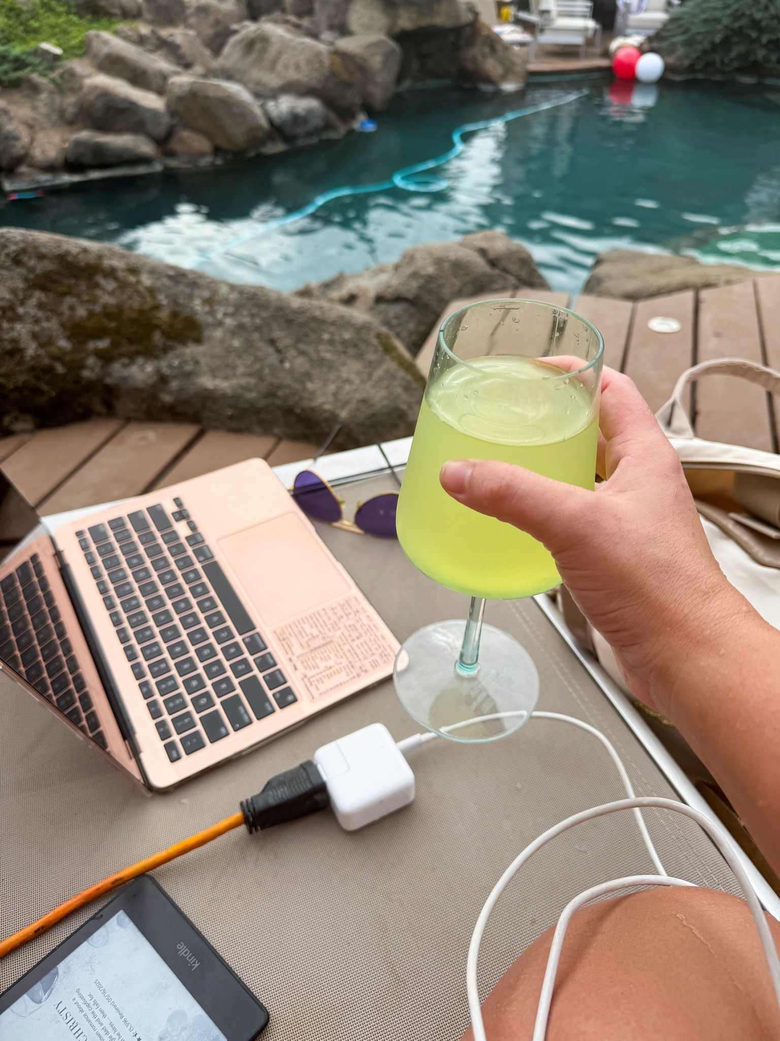 Today’s juggle looked a little like this:
☑️ Homeschool lessons
☑️ Driving to classes
☑️ Hosting our 📚 homeschool 🌻 swim
☑️ Household chores
☑️ Work hours squeezed in

✨ Now I’m wrapping up the last bit poolside with my laptop before I finally get to open my Kindle 📖💛

I linked all my poolside + workday essentials so you can create your own little unwind moment too — from my favorite Kindle to cozy drinkware and the small things that make it feel extra refreshing. 🏖️

#LTKHome #LTKKids #LTKFamily