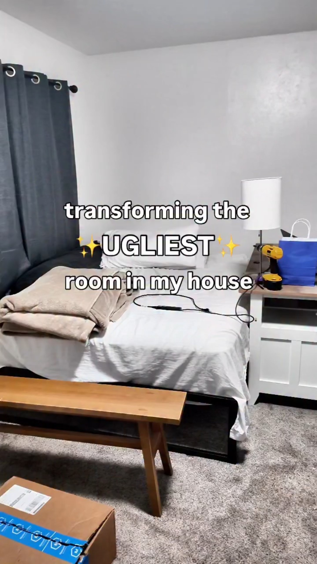 Is it a Brazilian thing to grab stuff with their foot?! 😂 but also, how much better does this office looks already??? I am obsessed with how it turned out and I can’t wait to show you part three (and final - I swear) of it! 

And if you are new here, welcome ✨☺️ 

If you would like any of the links, comment “LINK” and I will send you on your dm! 🫶🏻

I am honestly so excited to have my own little space, especially as a mom! I want to separate my work life from my time with my kids to have more quality time with them, and I feel like this was a necessary step forward! 🫶🏻 

But yes, I have a little over 4 months until my bday and I want to reach 100K by then, so I am posting pretty much everyday to make this happen!

I am truly looking to build a community here, to make new mama friends online and to keep sharing life with you! 

So thank you if you’re already part of this community 🫶🏻 it means the world to me, because this is my D R E A M ✨ 

Also shoutout to @kyliekatich because I have been inspired by her! 🫶🏻 

#momlife #motherhood #remodeling #100kfollowers #momgoals #momoftwo #pinterest #pinterestinspo #pinterestgirl #pinterestaesthetic @sauderusa @pinterest @pinterestcreators @amazon @amazoninfluencerprogram @amazonhome @walmart @walmartcreator