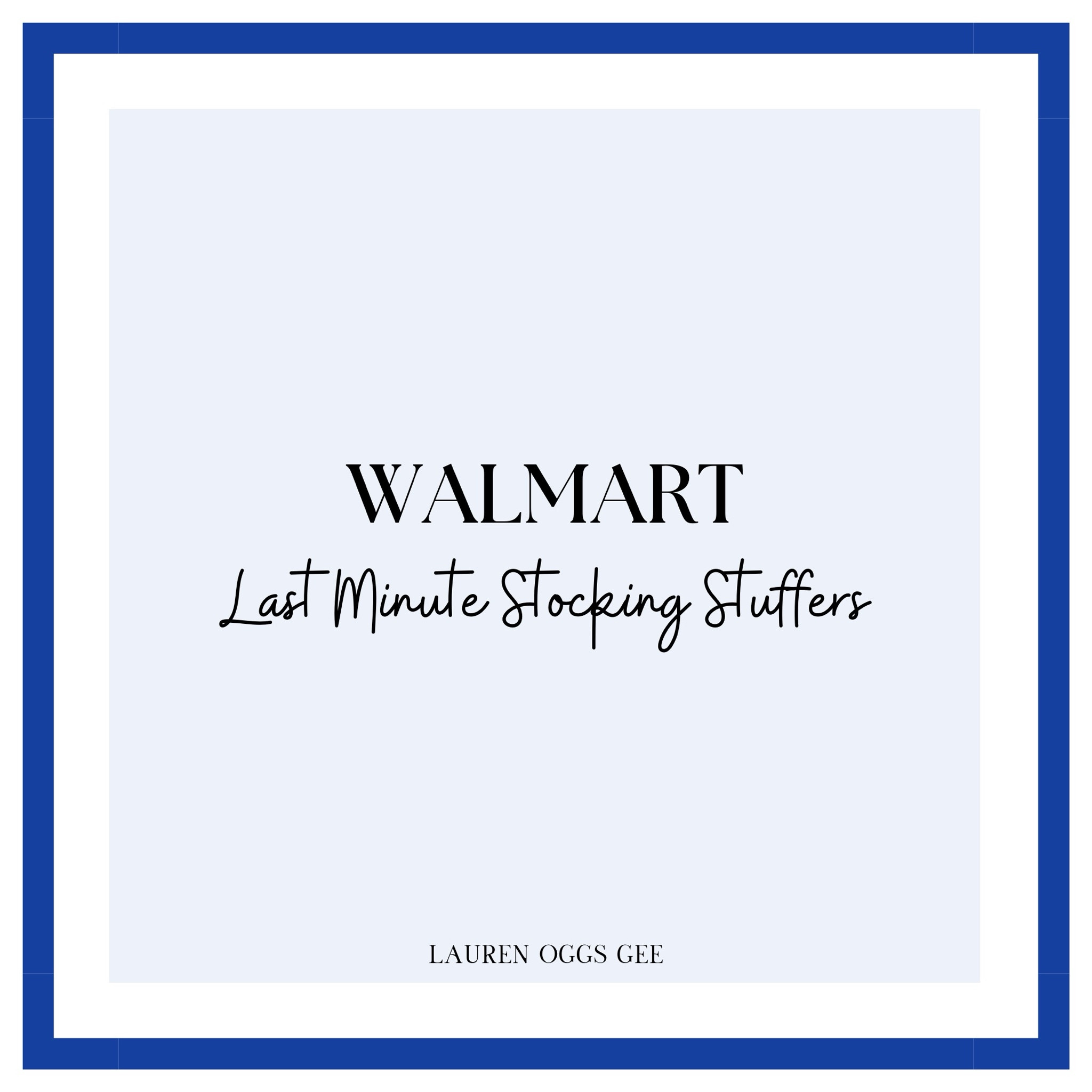 Still looking for the perfect stocking stuffers? 

Don’t worry, I’ve got you covered! Walmart has so many affordable, last-minute options that are perfect for everyone on your list. From cozy essentials to fun little surprises, you can grab it all while finishing your holiday errands.✨ 

Shop smart, save time, and make those stockings unforgettable this year! 

#WalmartFinds 
#LastMinuteGifts 
#StockingStuffers
#affordablefashion
#laurenoggsgee
#over50style 
#lookalike
#shopltk
#ltkover50
#ltkover40
#outfitinspo 
#lookforless
#getyourcolonoscopy
#ltkfindsunder100 
#ltkholiday 
#ltkgiftguide
