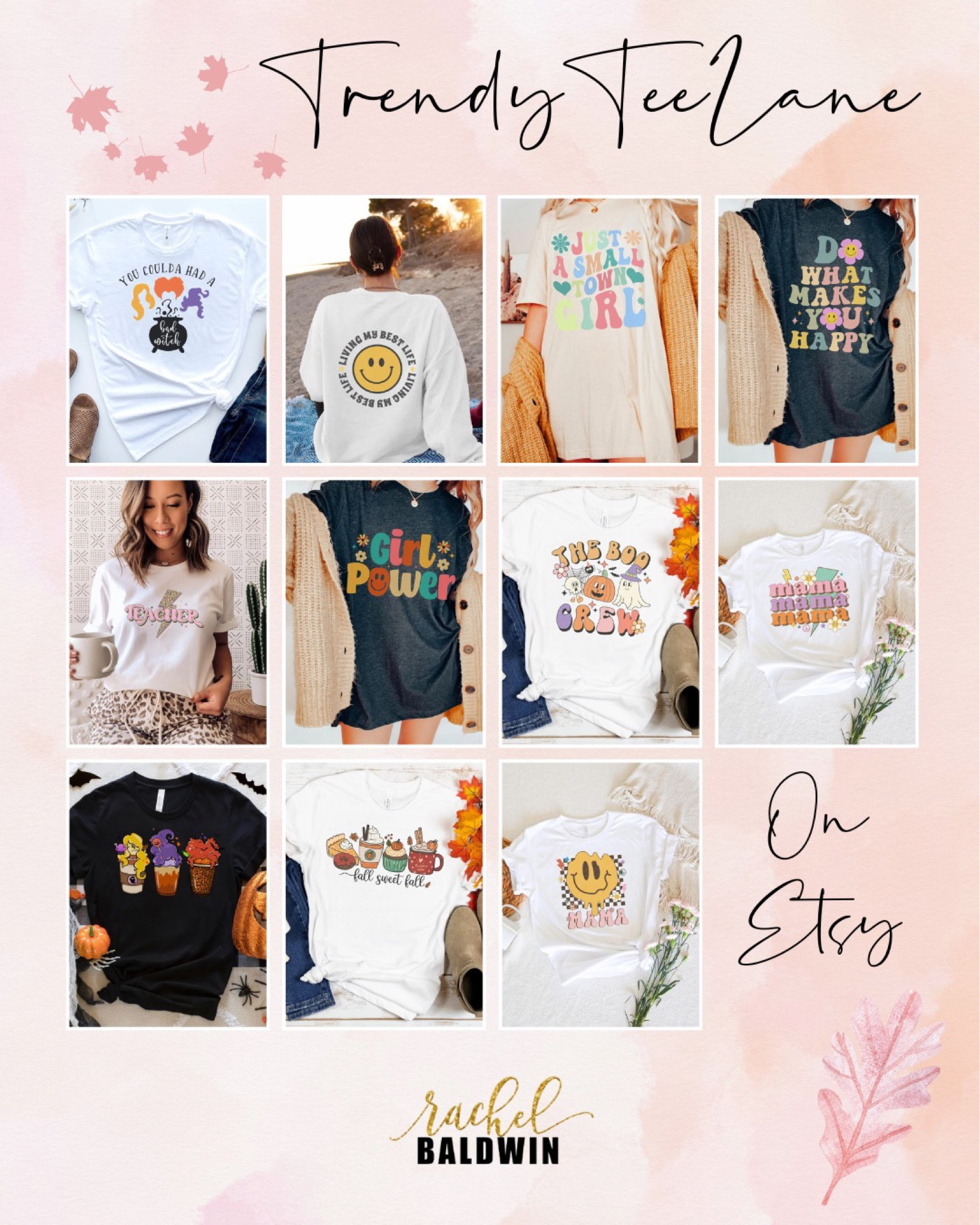 RUN DON’T WALK to check out the cuuutest graphic tees from TrendyTeeLane on Etsy! This shop has tons of options to choose from that are perfect for that summer —> fall transition 🍁☕️🍂

#LTKunder50 #LTKstyletip #LTKfit