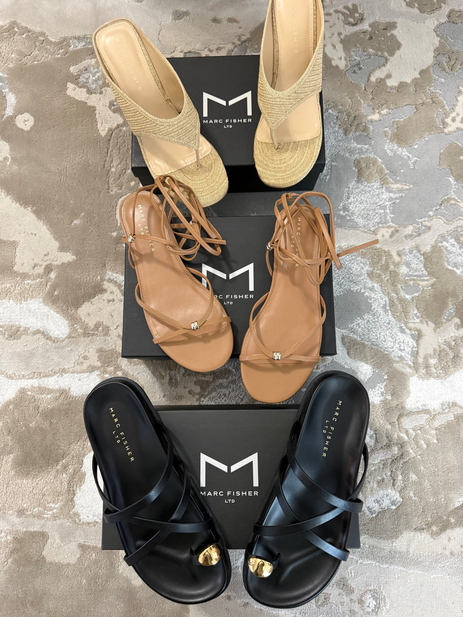 Spring Sandal Line Up by Marc Fisher.
Snagged sz 10 in all pairs may have been able to do a 9.5 in the black. Tagging these and some of my other favs from the brand. 

#LTKgrwm #LTKootd #LTKOver40