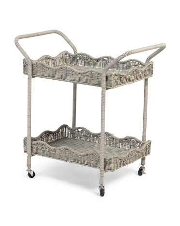 29.5x31x18 Rectangle Resin Trolley | TJ Maxx