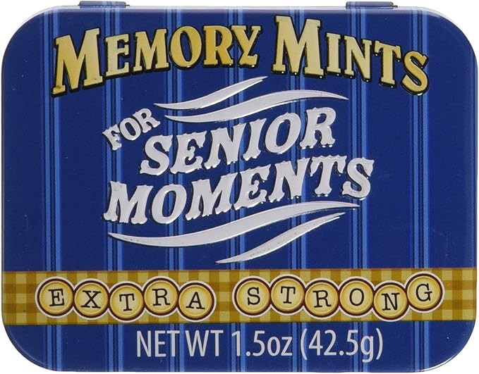 Memory Mints for Senior Moments Fun Gag Tin | Amazon (US)