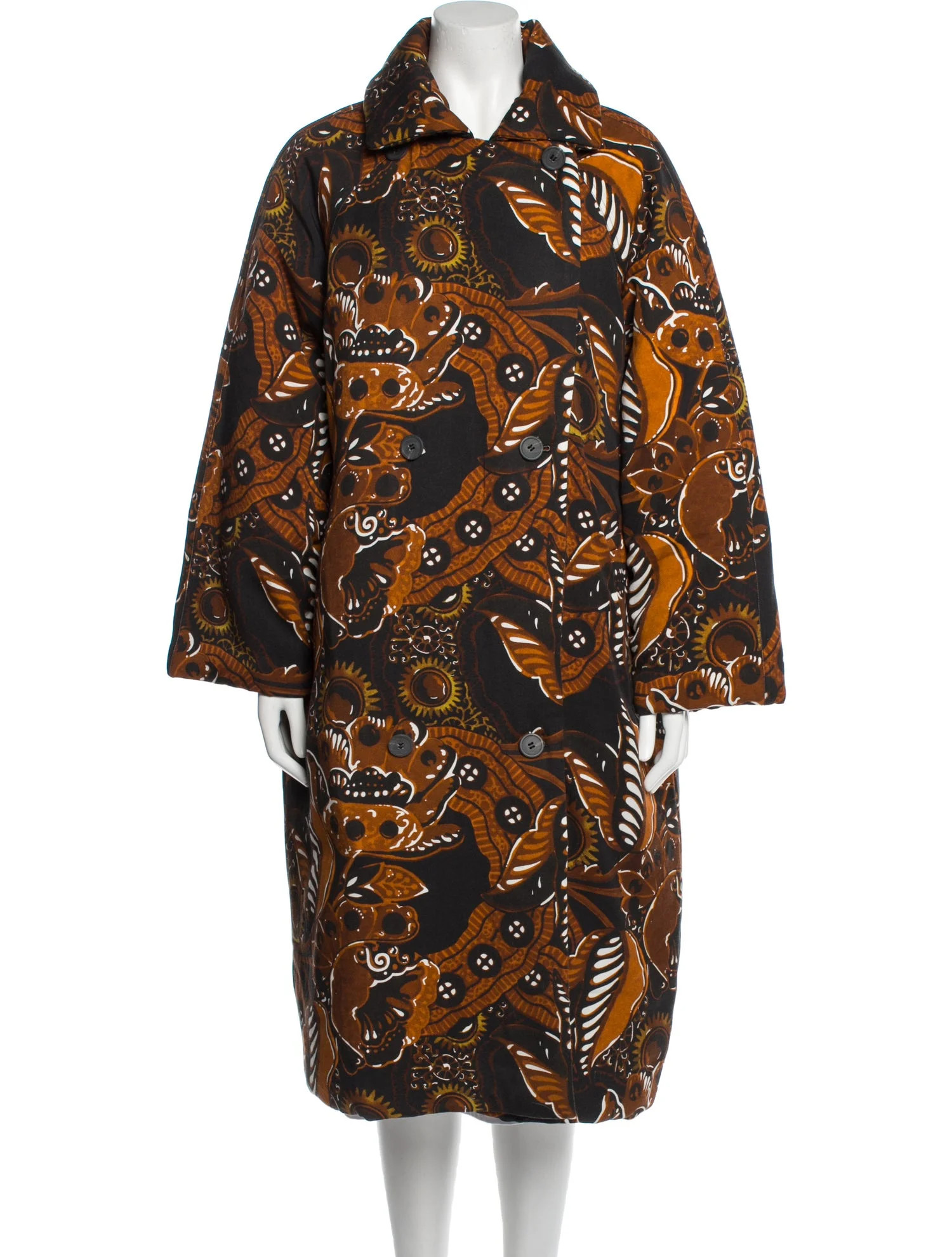 Printed Coat | The RealReal