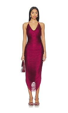 NBD Feya Maxi Dress in Beet Red from Revolve.com | Revolve Clothing (Global)